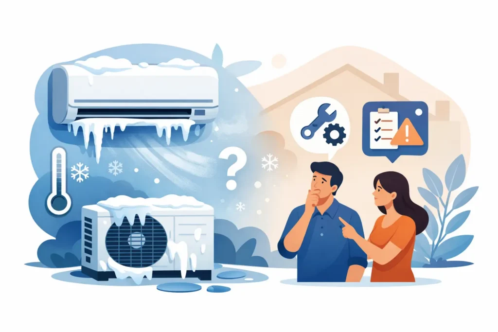 Why Is My AC Freezing? Causes and Next Steps