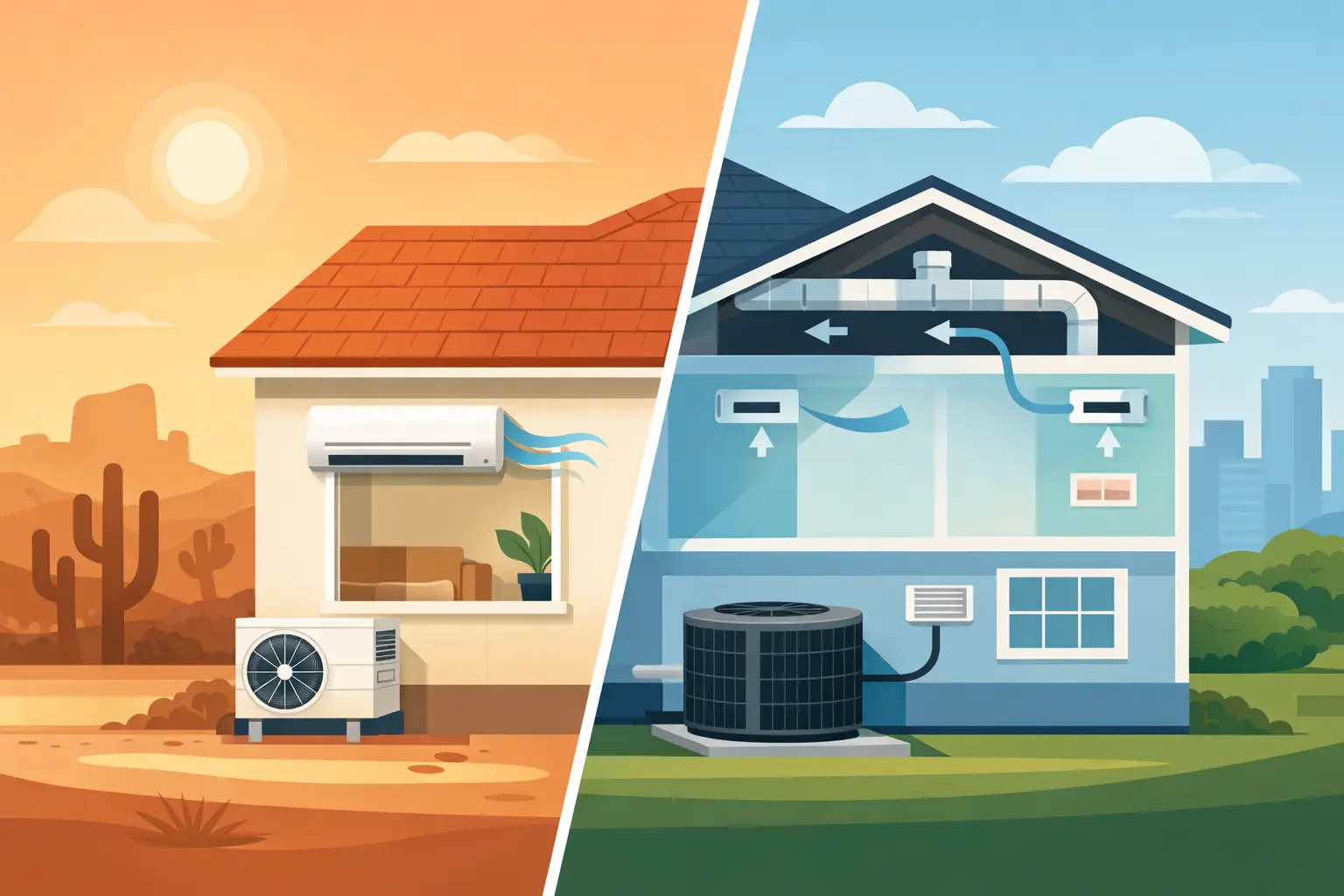 Ductless Mini Split Versus Central Air for Texas Homes
