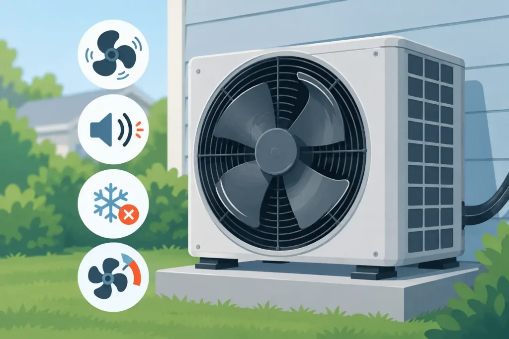 7 Signs Your AC Condenser Fan Is Failing
