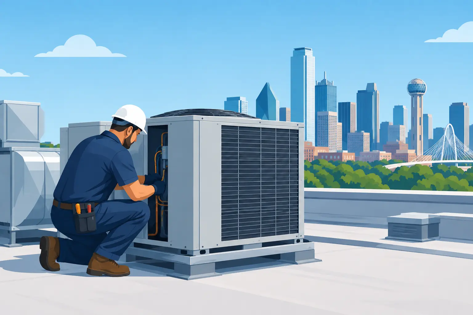 Commercial HVAC Installation Guide for Fort Worth